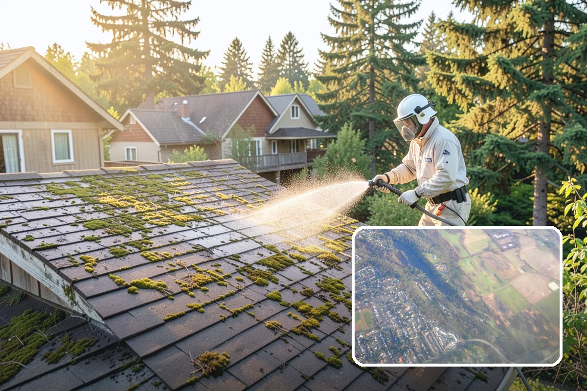 Stair Cleaning in Algona, King County, WA - Removes the slick growth that causes stair falls
