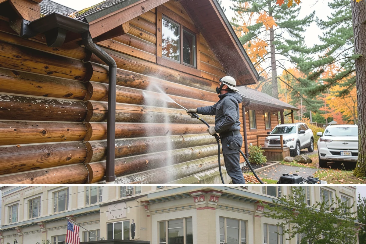 Stair Cleaning in Anacortes, Skagit County, WA - Clean exterior stairs before the fall rains return to keep footing safe through winter.