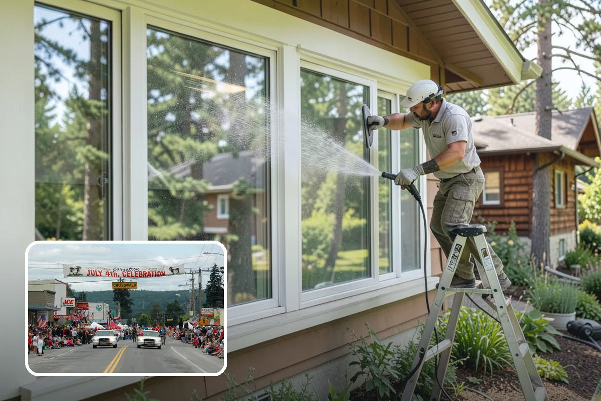 Stair Cleaning in Carnation, King County, WA - Removes the slick growth that causes stair falls