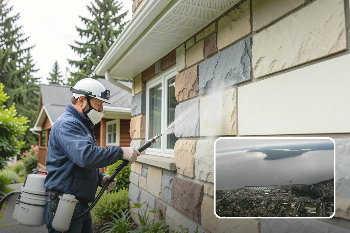 Stair Cleaning in Des Moines, King County, WA - Removes the slick growth that causes stair falls