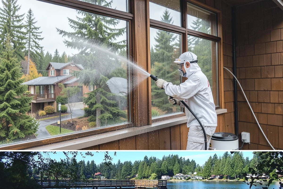 Stair Cleaning in Federal Way, King County, WA - Clean exterior stairs before the fall rains return to keep footing safe through winter.