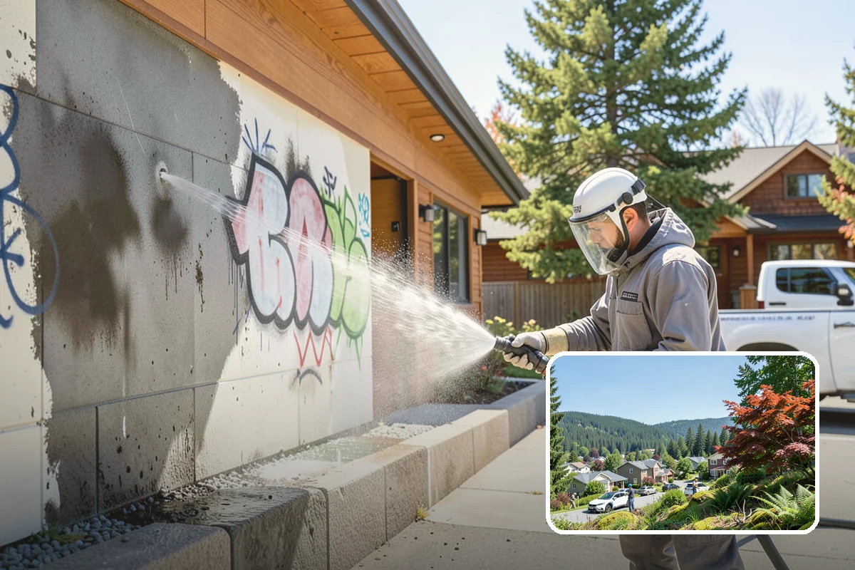 Stair Cleaning in Index, Snohomish County, WA - Removes the slick growth that causes stair falls