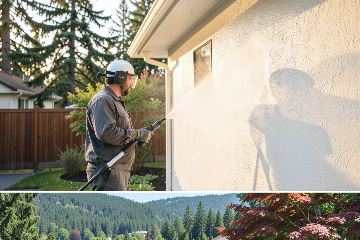Stair Cleaning in Index, Snohomish County, WA - Clean exterior stairs before the fall rains return to keep footing safe through winter.
