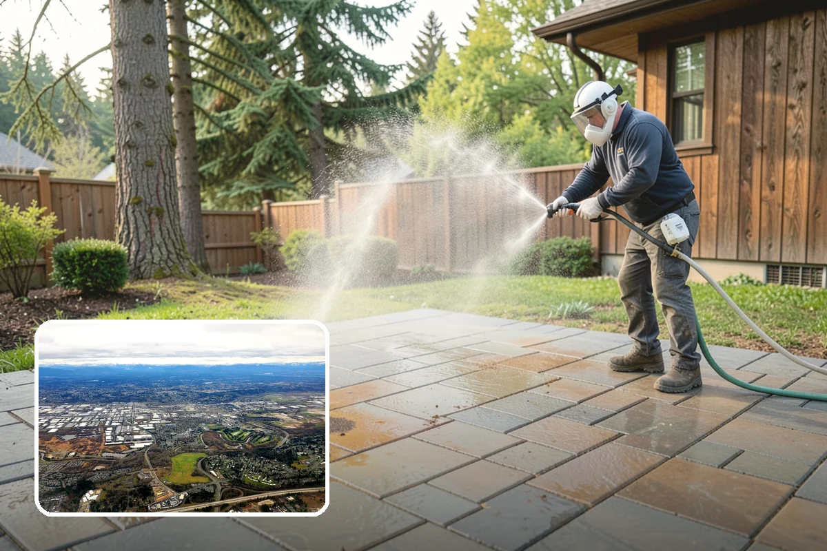 Stair Cleaning in Kent, King County, WA - Removes the slick growth that causes stair falls
