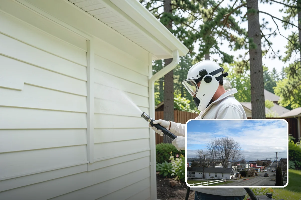 Stair Cleaning in Langley, Island County, WA - Removes the slick growth that causes stair falls