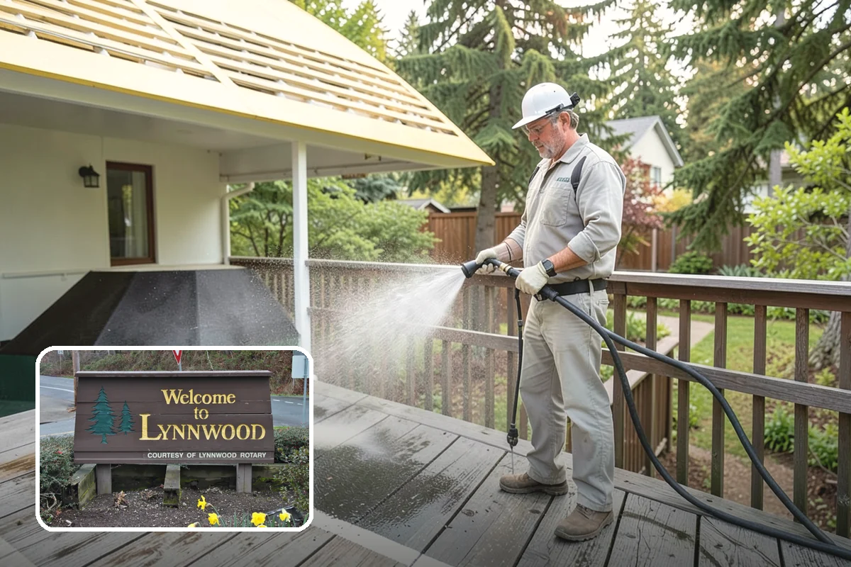 Stair Cleaning in Lynnwood, Snohomish County, WA - Removes the slick growth that causes stair falls