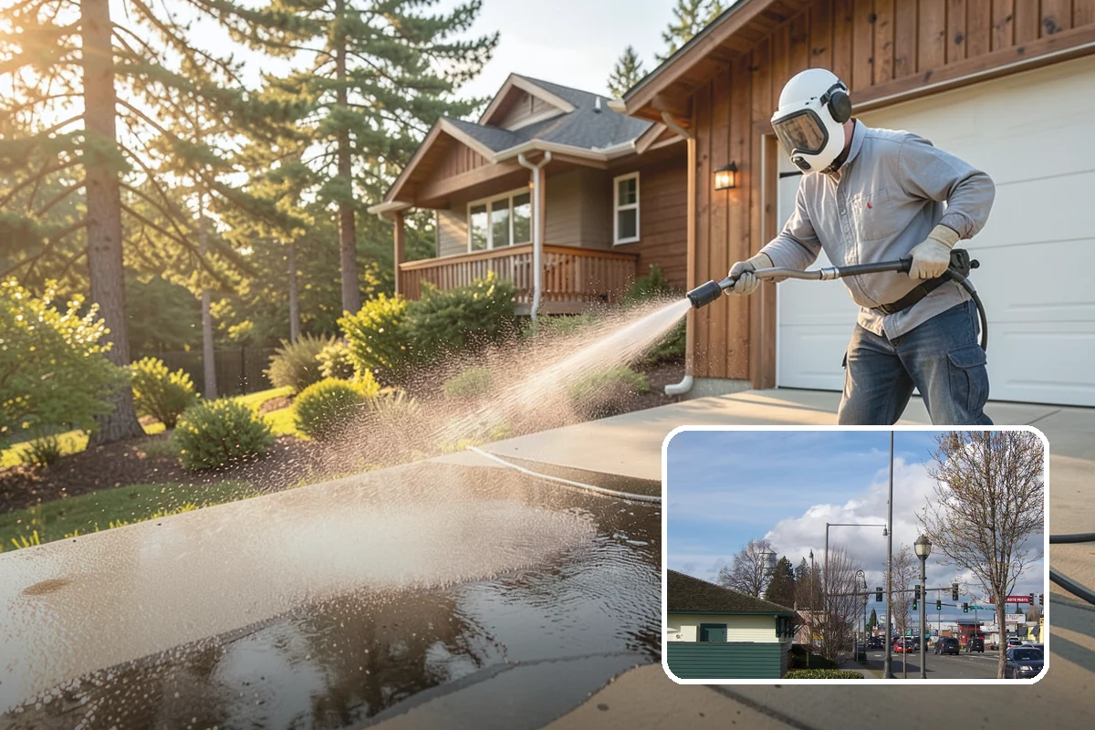 Stair Cleaning in Marysville, Snohomish County, WA - Removes the slick growth that causes stair falls