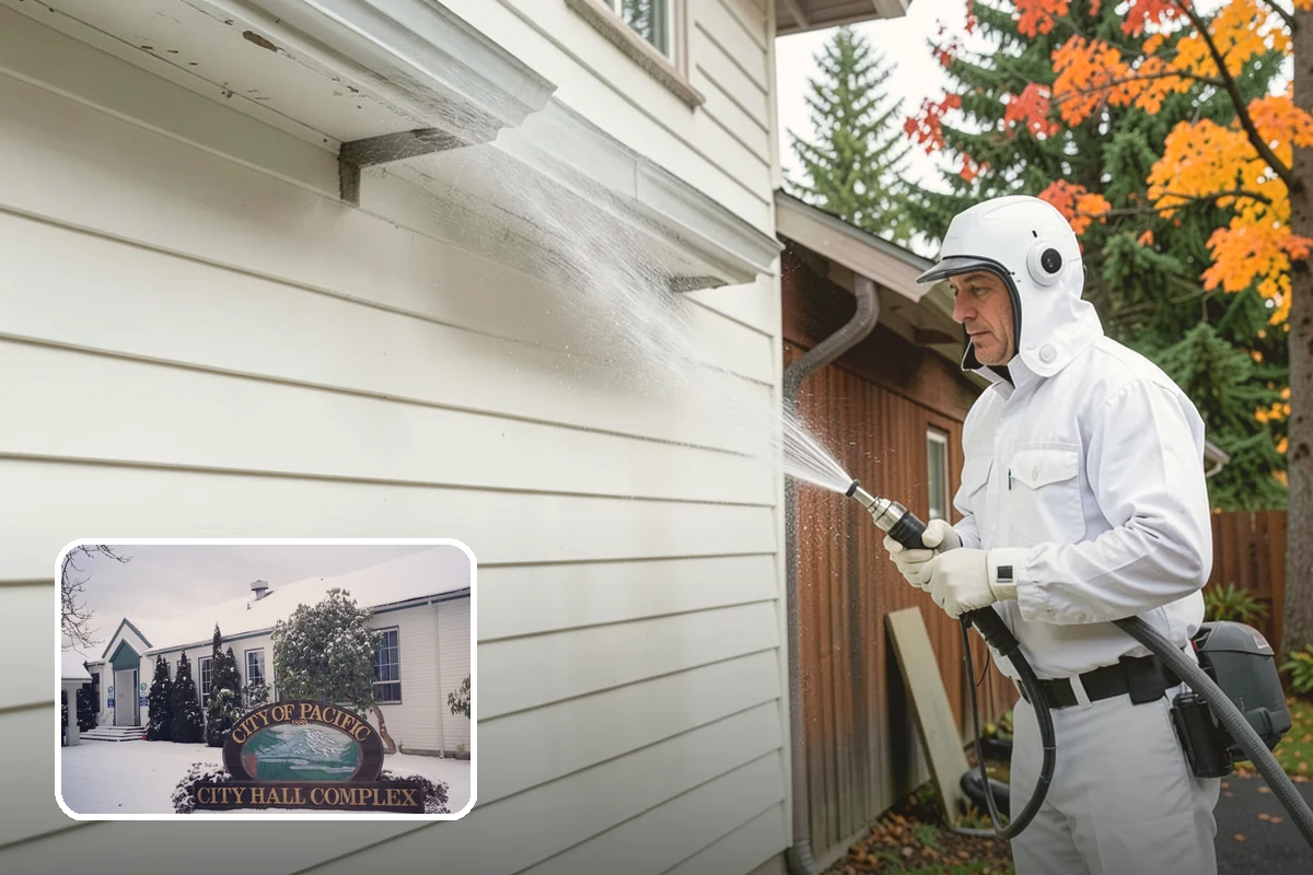 Stair Cleaning in Pacific, King County, WA - Removes the slick growth that causes stair falls