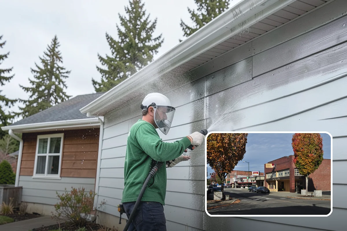 Stair Cleaning in Puyallup, Pierce County, WA - Removes the slick growth that causes stair falls