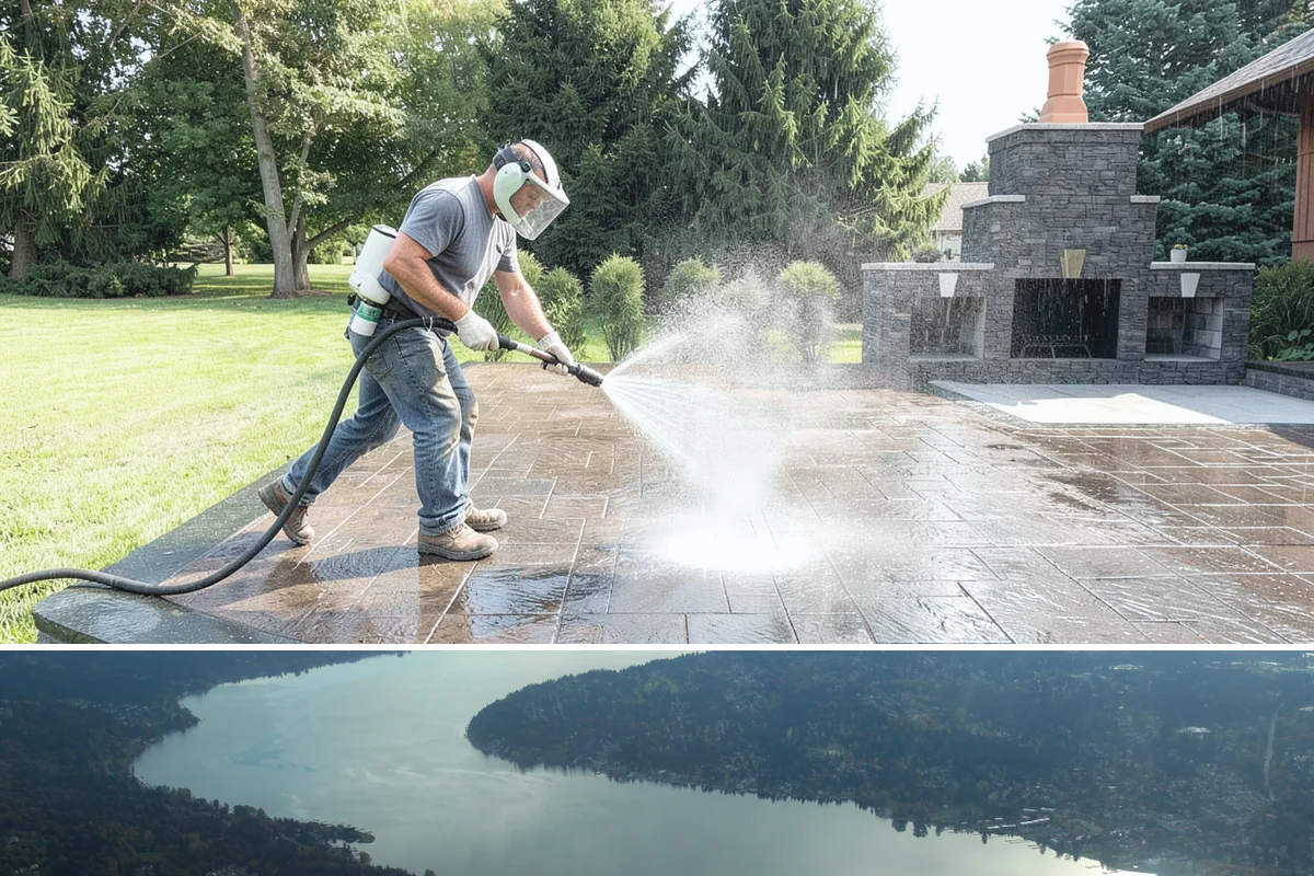 Stair Cleaning in Sammamish, King County, WA - Clean exterior stairs before the fall rains return to keep footing safe through winter.