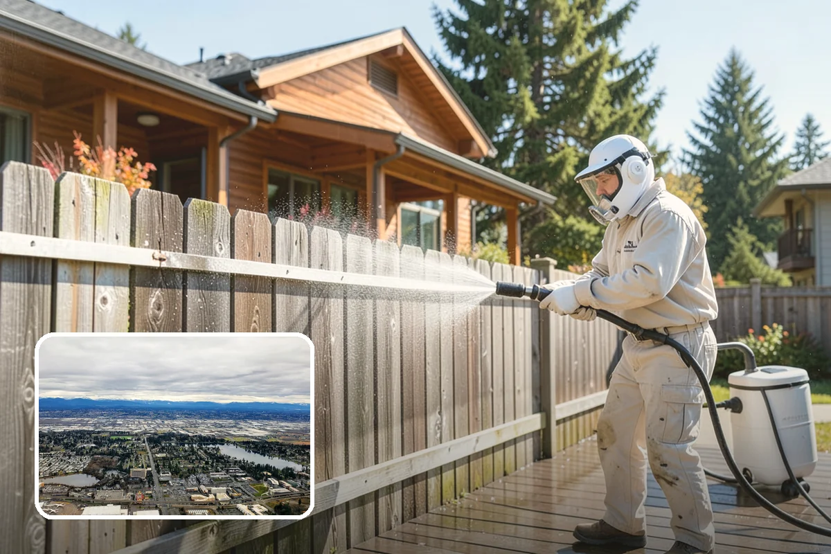 Stair Cleaning in SeaTac, King County, WA - Removes the slick growth that causes stair falls