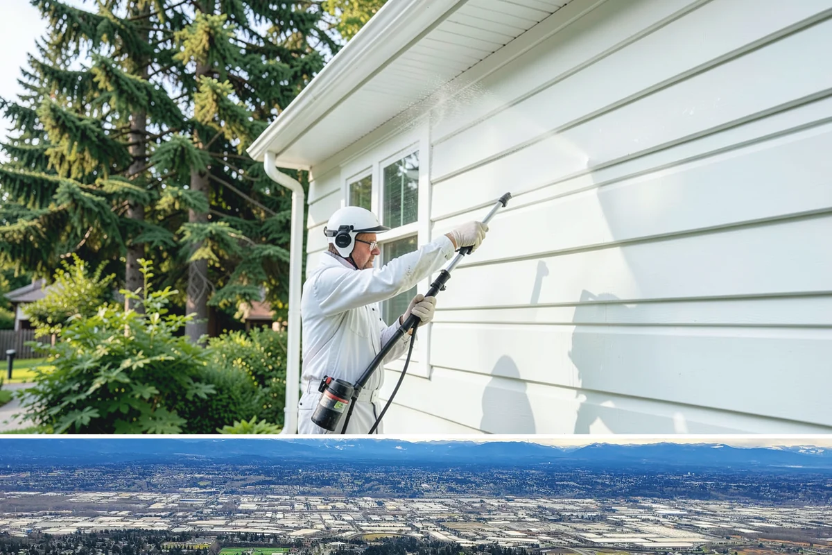Stair Cleaning in SeaTac, King County, WA - Clean exterior stairs before the fall rains return to keep footing safe through winter.