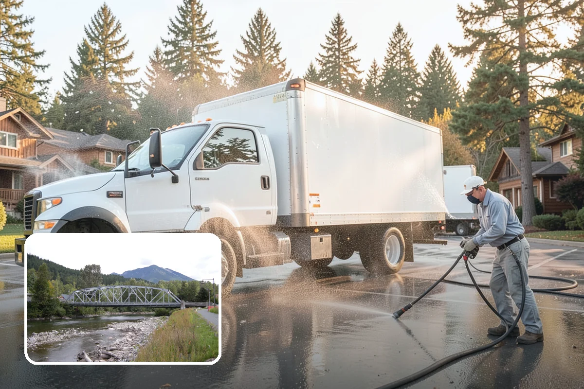 Stair Cleaning in Skykomish, King County, WA - Removes the slick growth that causes stair falls