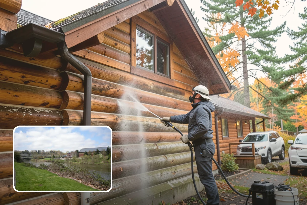 Stair Cleaning in Tukwila, King County, WA - Removes the slick growth that causes stair falls