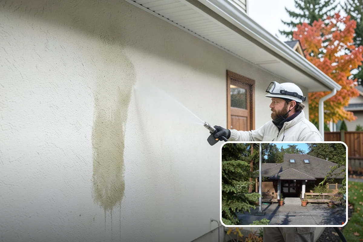 Stair Cleaning in Yarrow Point, King County, WA - Removes the slick growth that causes stair falls