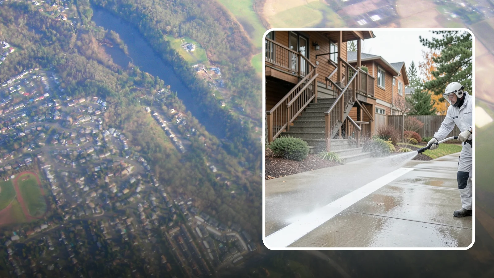 Stairwell Cleaning in Algona, King County, WA - Detailed cleaning of commercial and multi-level stairwells that removes grime, spills, and slick buildup from high-traffic steps...