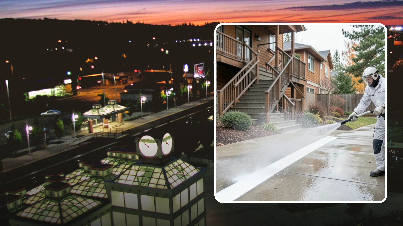 Stairwell Cleaning in Auburn, King County, WA - Detailed cleaning of commercial and multi-level stairwells that removes grime, spills, and slick buildup from high-traffic steps...