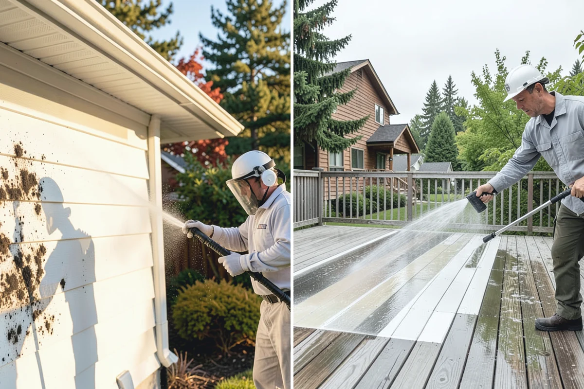 Stairwell Cleaning in Auburn, King County, WA - Close the stairwell and post wet-surface signage