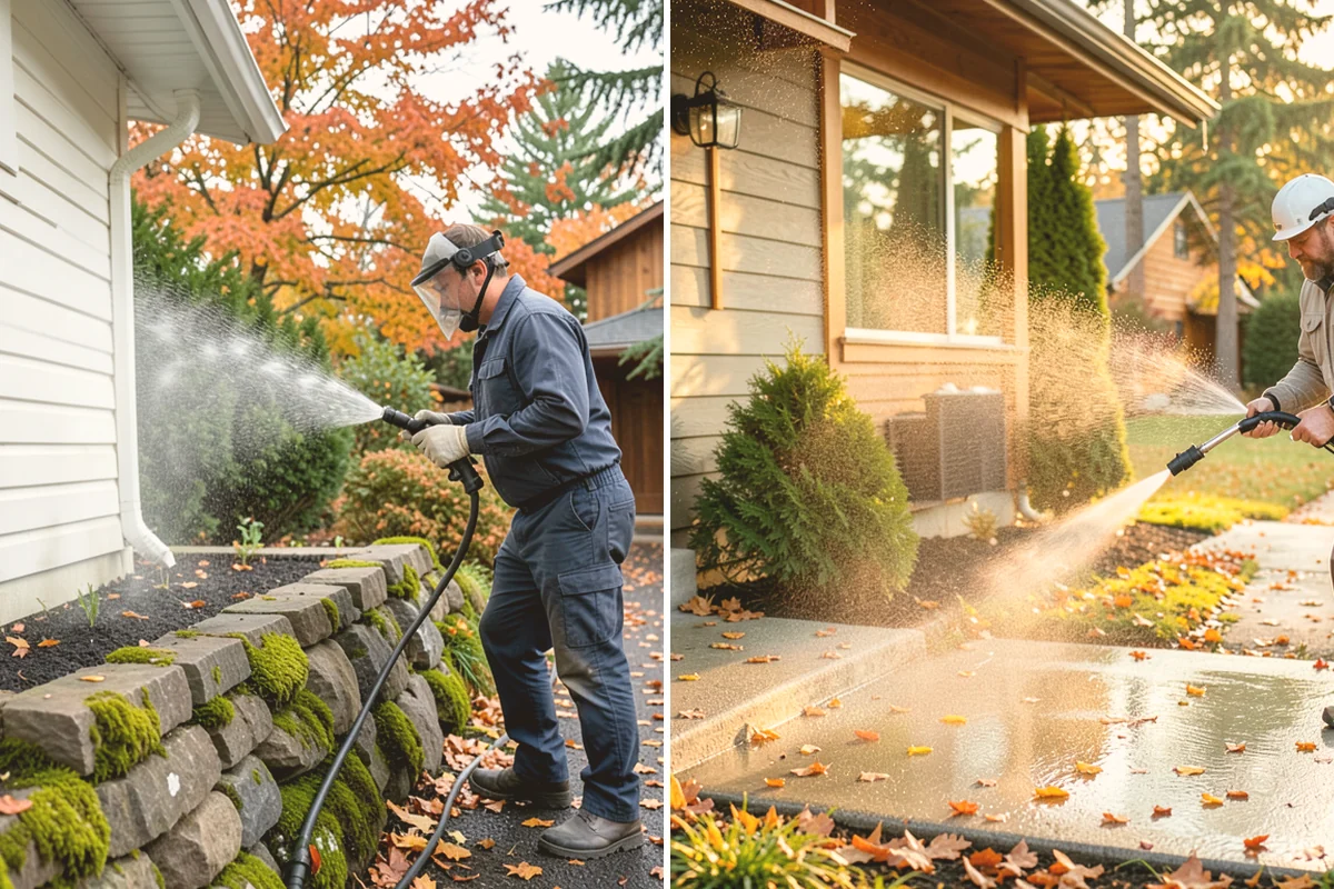 Stairwell Cleaning in Bellevue, King County, WA - Close the stairwell and post wet-surface signage