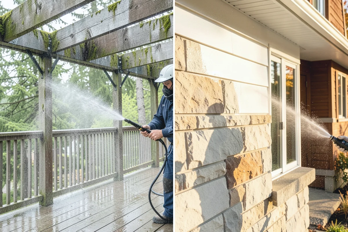 Stairwell Cleaning in Bonney Lake, Pierce County, WA - Close the stairwell and post wet-surface signage
