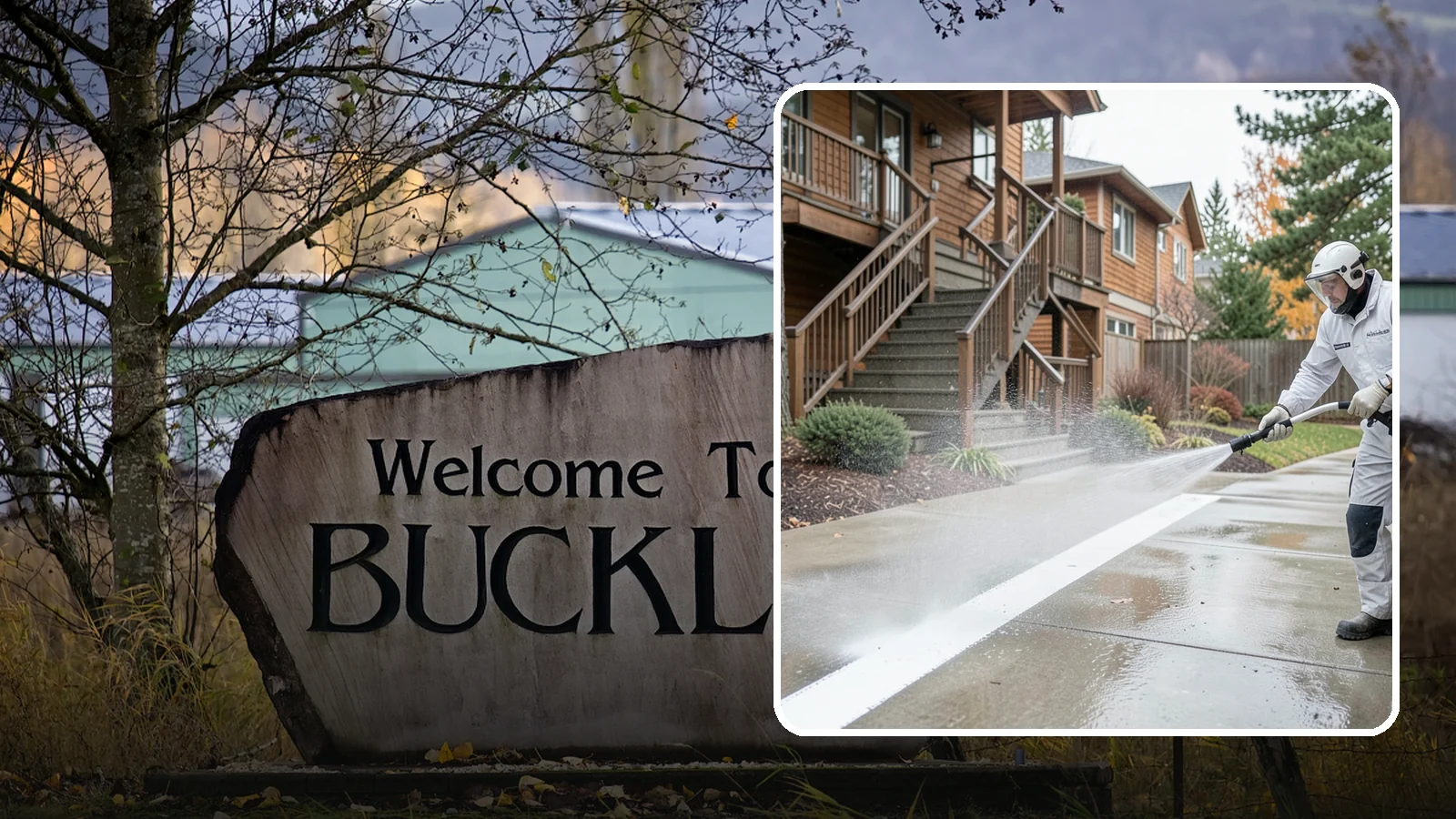 Stairwell Cleaning in Buckley, Pierce County, WA - Detailed cleaning of commercial and multi-level stairwells that removes grime, spills, and slick buildup from high-traffic steps...