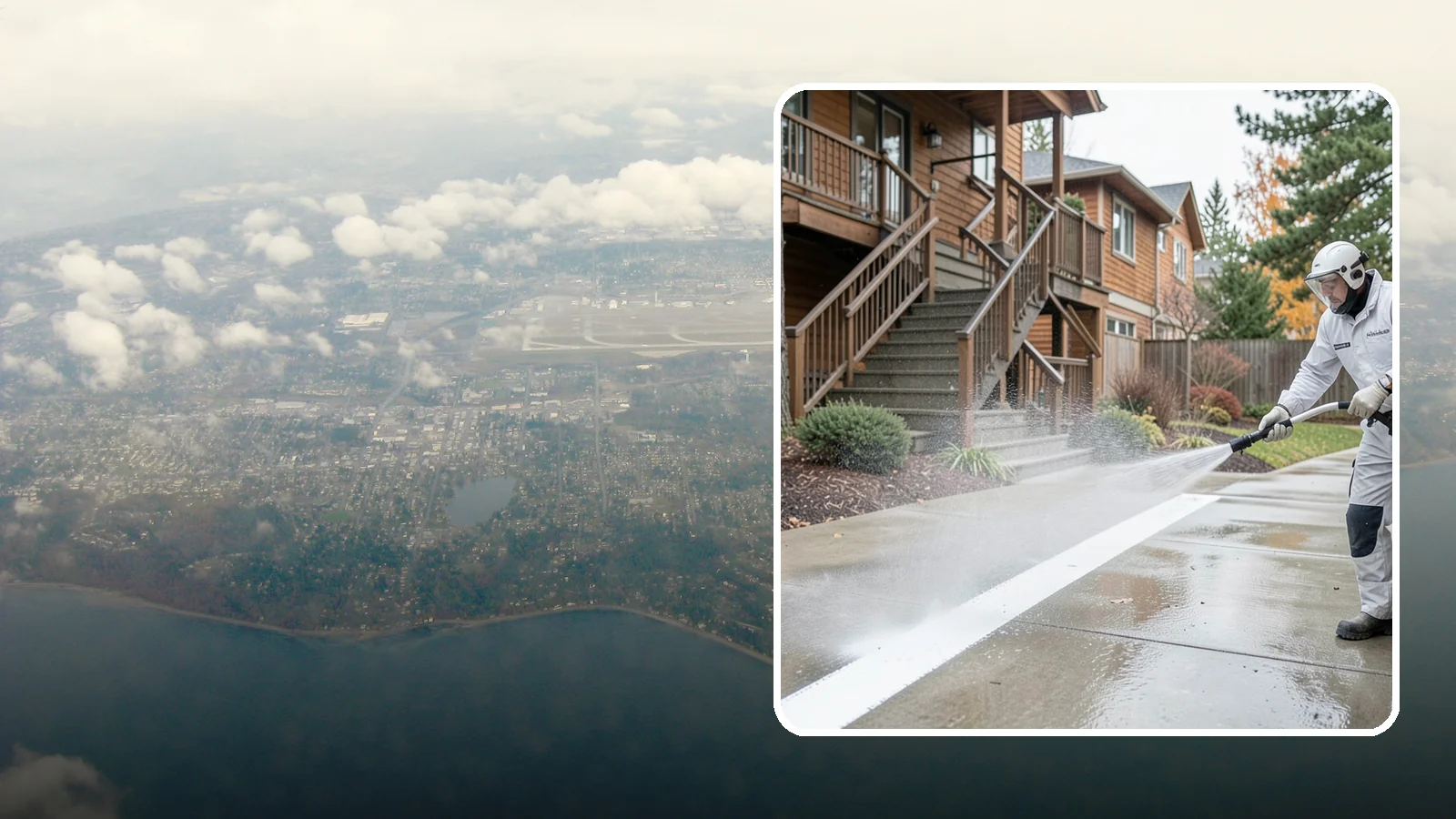 Stairwell Cleaning in Burien, King County, WA - Detailed cleaning of commercial and multi-level stairwells that removes grime, spills, and slick buildup from high-traffic steps...