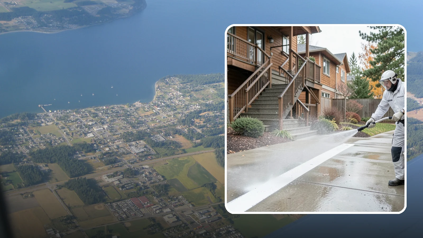 Stairwell Cleaning in Coupeville, Island County, WA - Detailed cleaning of commercial and multi-level stairwells that removes grime, spills, and slick buildup from high-traffic steps...