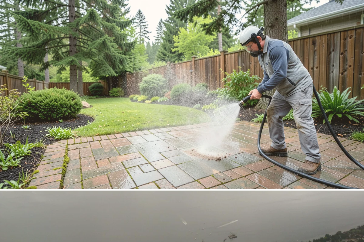 Stairwell Cleaning in Des Moines, King County, WA - Stairwells benefit from cleaning two to three times a year, with priority through the wet fall and winter when algae peaks.