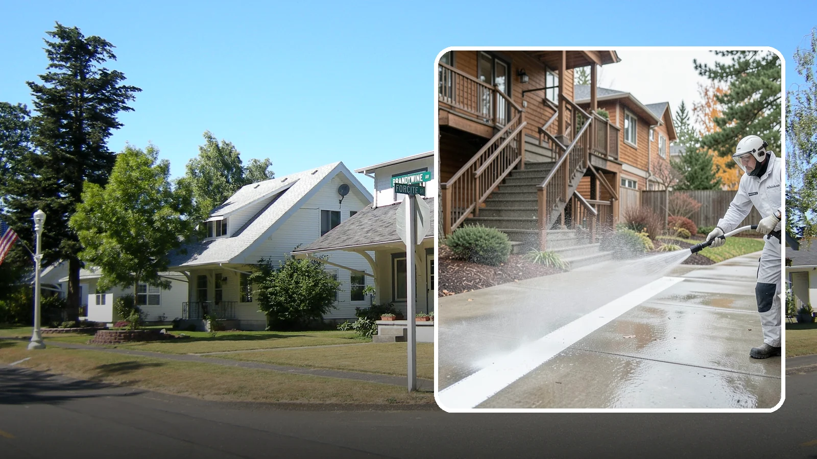 Stairwell Cleaning in DuPont, Pierce County, WA - Detailed cleaning of commercial and multi-level stairwells that removes grime, spills, and slick buildup from high-traffic steps...