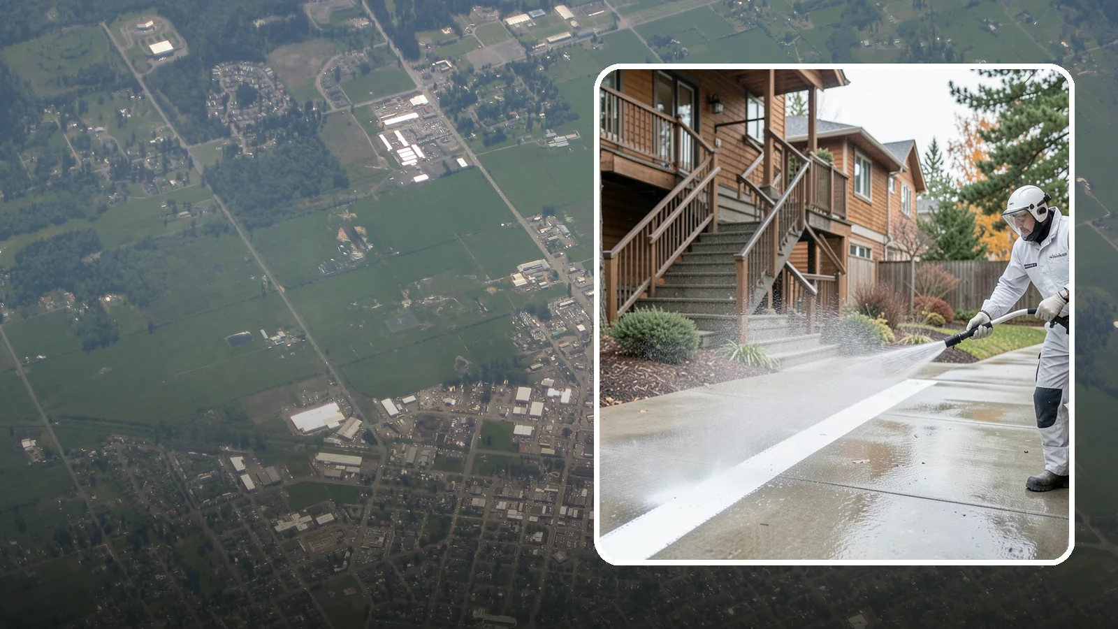 Stairwell Cleaning in Enumclaw, King County, WA - Detailed cleaning of commercial and multi-level stairwells that removes grime, spills, and slick buildup from high-traffic steps...