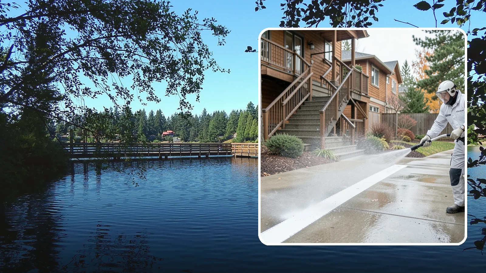 Stairwell Cleaning in Federal Way, King County, WA - Detailed cleaning of commercial and multi-level stairwells that removes grime, spills, and slick buildup from high-traffic steps...