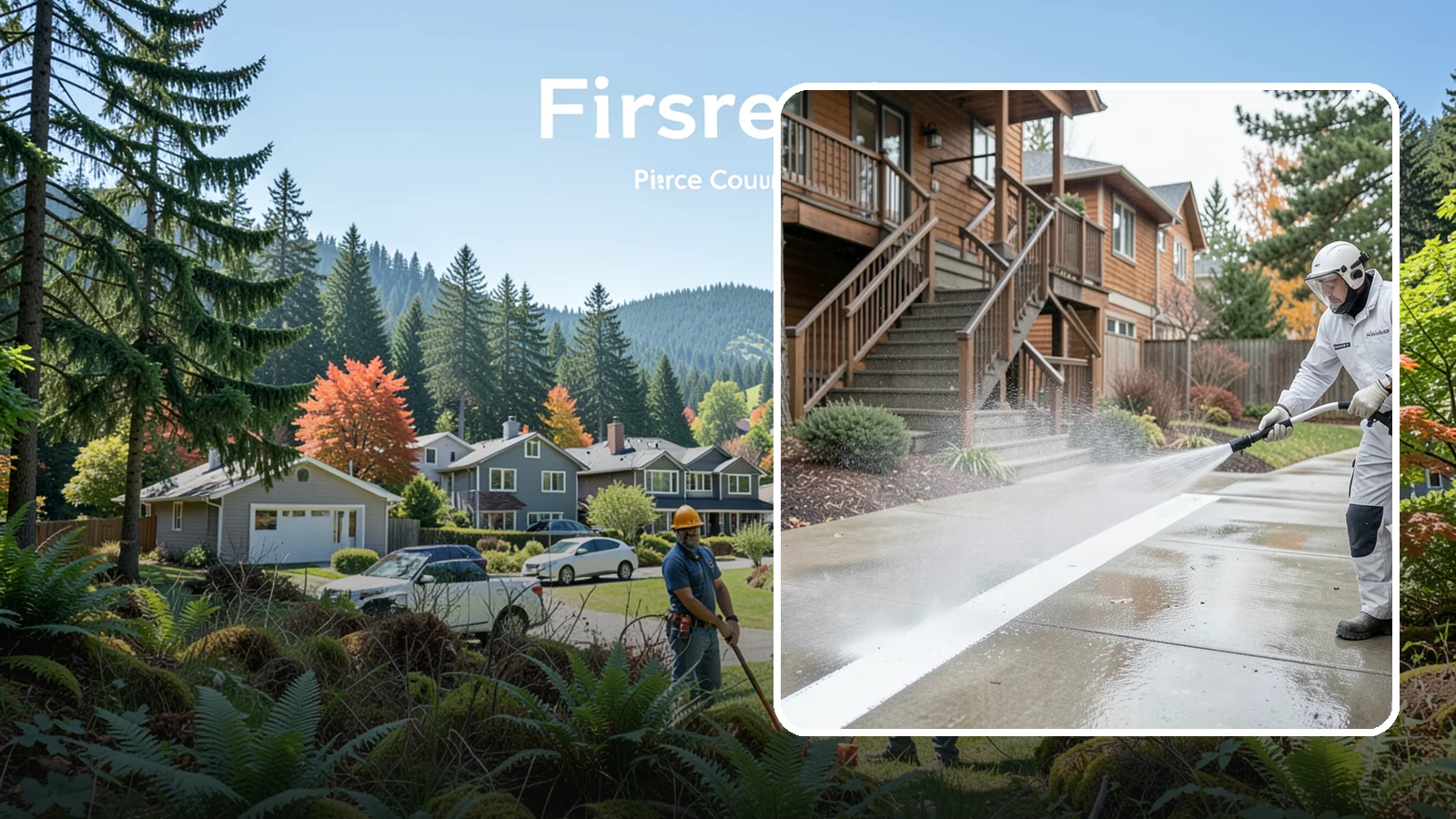 Stairwell Cleaning in Fircrest, Pierce County, WA - Detailed cleaning of commercial and multi-level stairwells that removes grime, spills, and slick buildup from high-traffic steps...