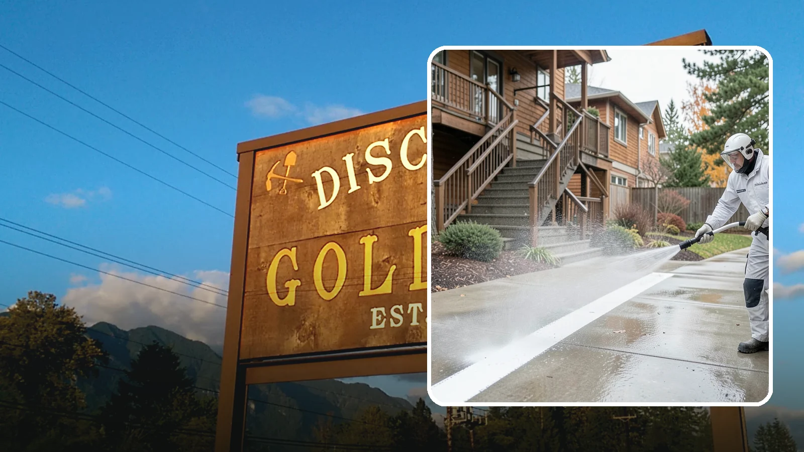 Stairwell Cleaning in Gold Bar, Snohomish County, WA - Detailed cleaning of commercial and multi-level stairwells that removes grime, spills, and slick buildup from high-traffic steps...