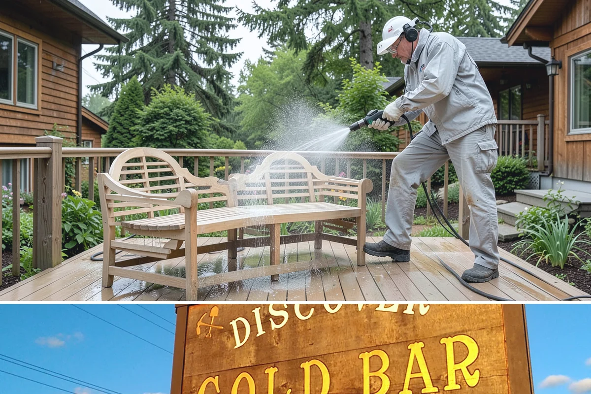 Stairwell Cleaning in Gold Bar, Snohomish County, WA - Stairwells benefit from cleaning two to three times a year, with priority through the wet fall and winter when algae peaks.