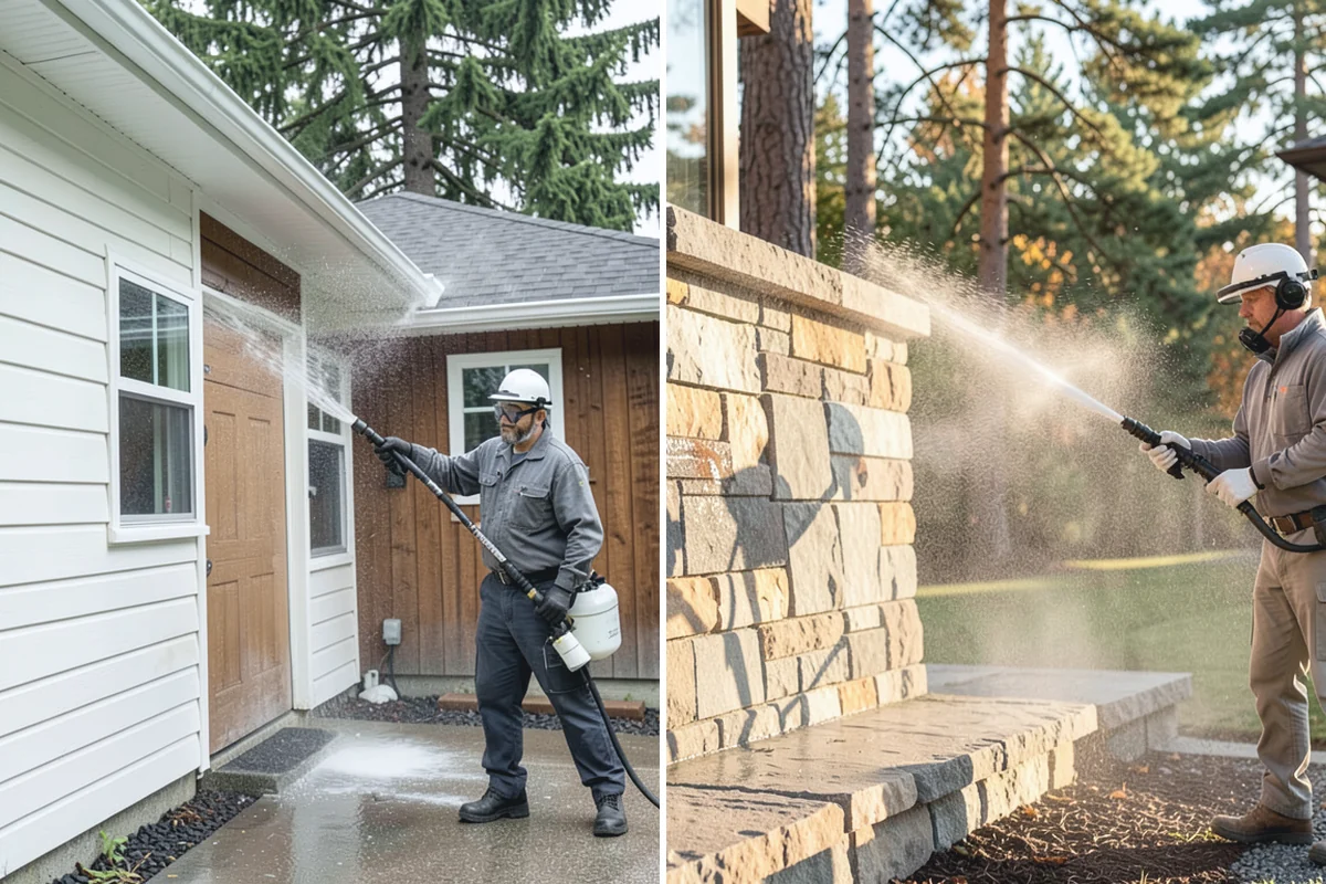 Stairwell Cleaning in Granite Falls, Snohomish County, WA - Close the stairwell and post wet-surface signage