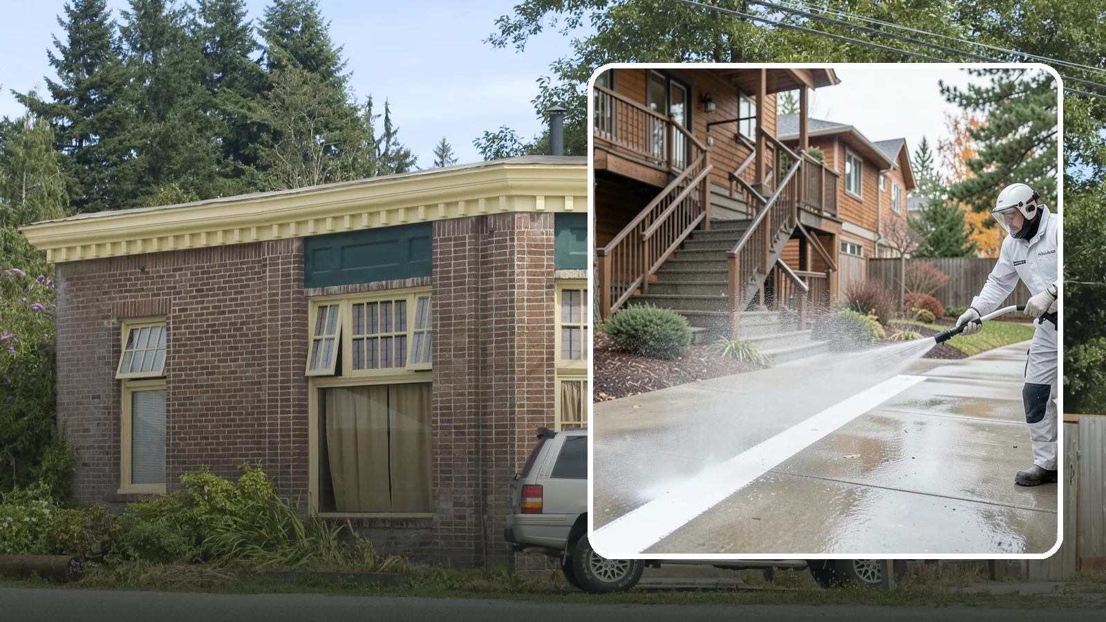 Stairwell Cleaning in Hamilton, Skagit County, WA - Detailed cleaning of commercial and multi-level stairwells that removes grime, spills, and slick buildup from high-traffic steps...