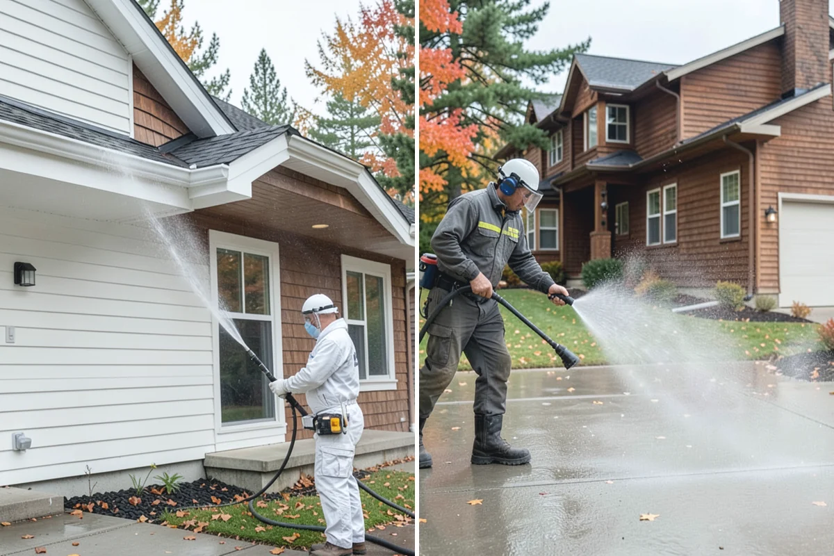 Stairwell Cleaning in Hamilton, Skagit County, WA - Close the stairwell and post wet-surface signage