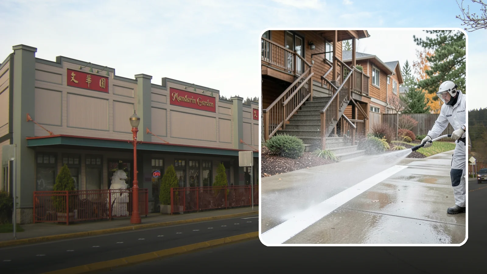 Stairwell Cleaning in Issaquah, King County, WA - Detailed cleaning of commercial and multi-level stairwells that removes grime, spills, and slick buildup from high-traffic steps...