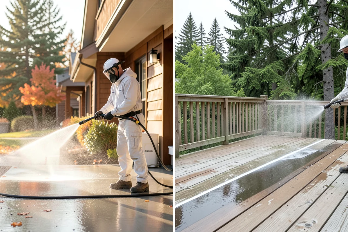 Stairwell Cleaning in Lake Forest Park, King County, WA - Close the stairwell and post wet-surface signage