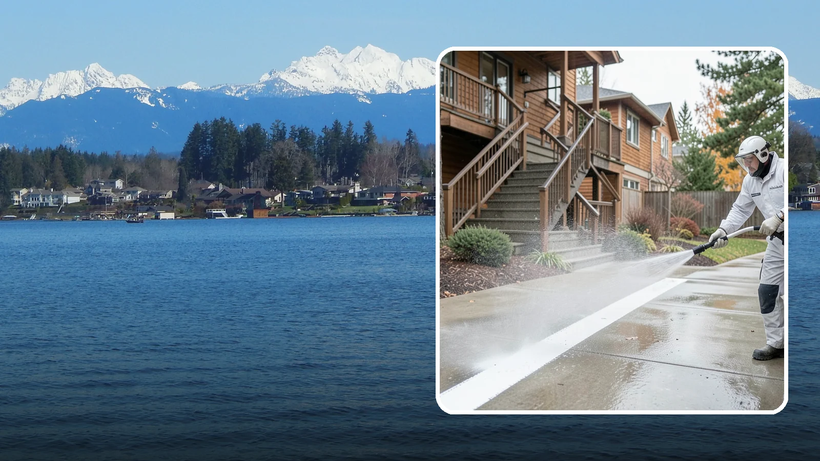 Stairwell Cleaning in Lake Stevens, Snohomish County, WA - Detailed cleaning of commercial and multi-level stairwells that removes grime, spills, and slick buildup from high-traffic steps...