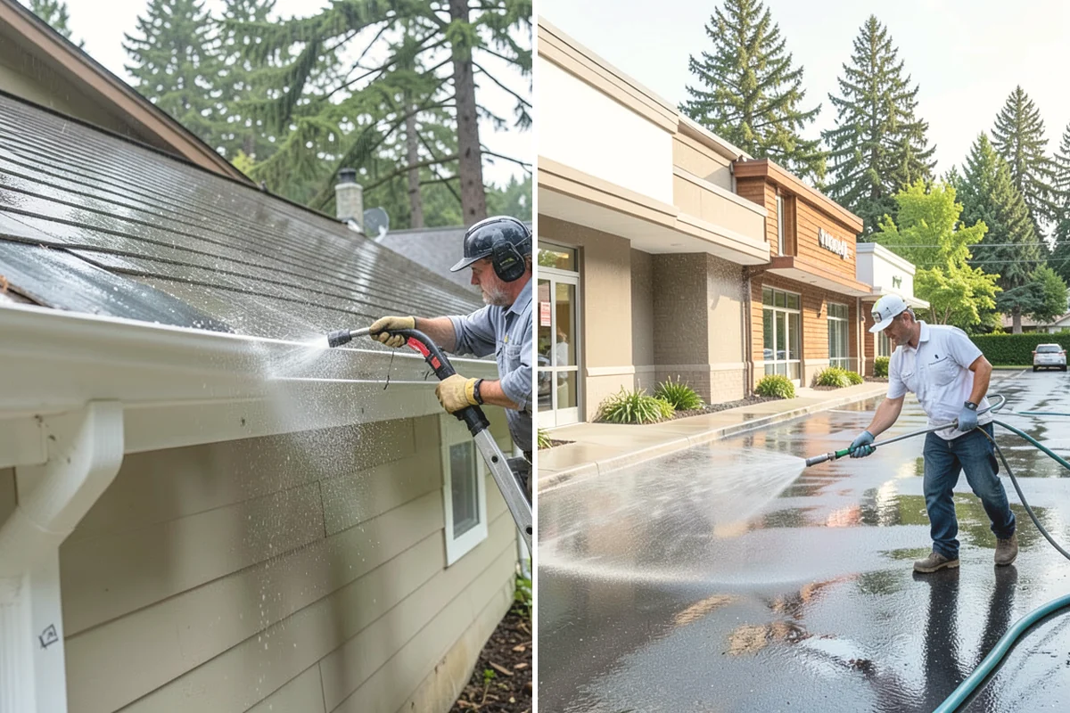 Stairwell Cleaning in Lake Stevens, Snohomish County, WA - Close the stairwell and post wet-surface signage