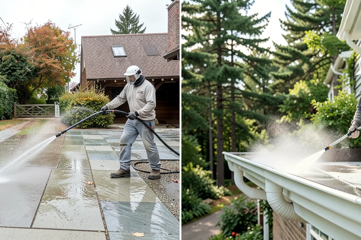 Stairwell Cleaning in Lyman, Skagit County, WA - Close the stairwell and post wet-surface signage