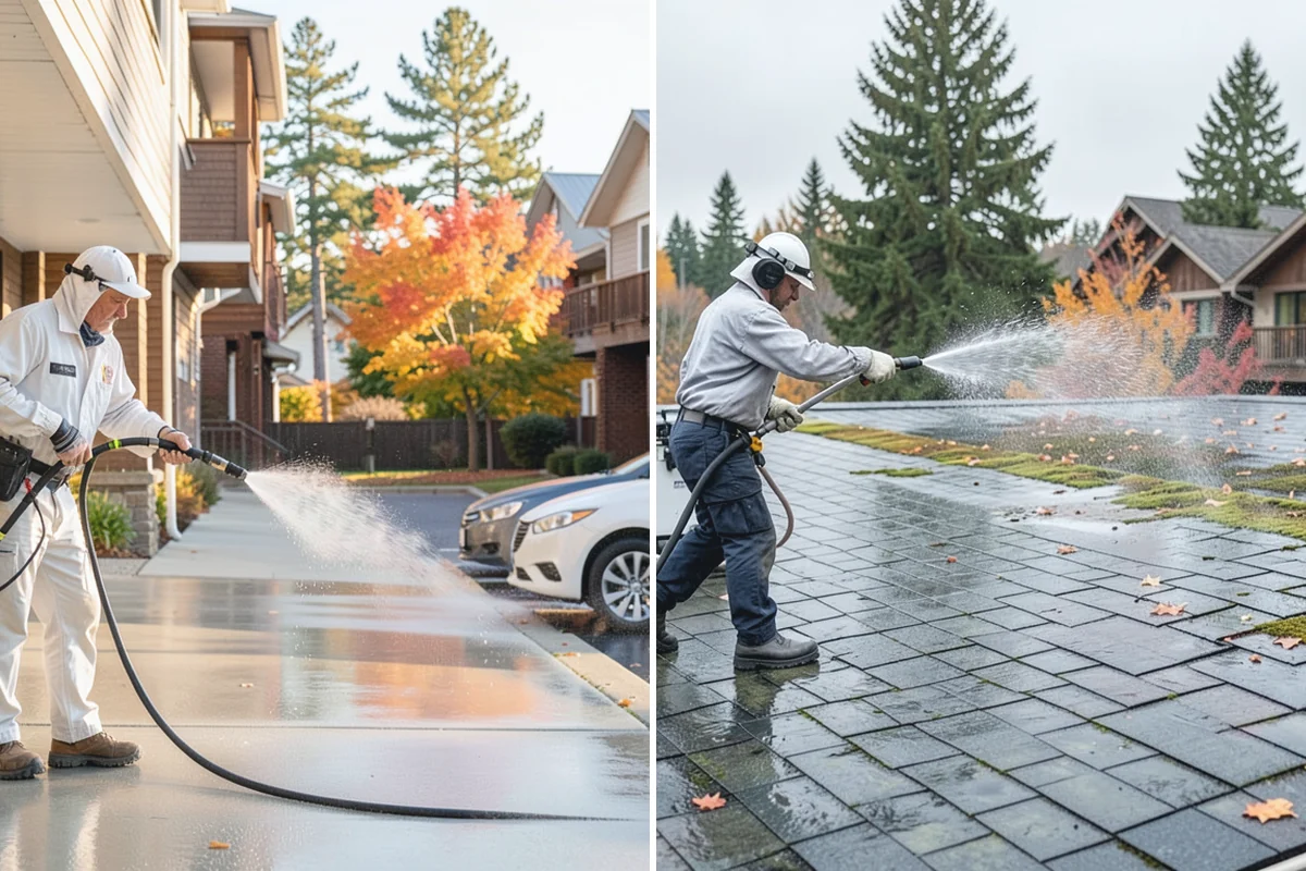 Stairwell Cleaning in Marysville, Snohomish County, WA - Close the stairwell and post wet-surface signage