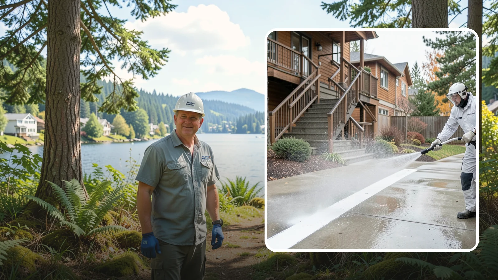 Stairwell Cleaning in Milton, King County, WA - Detailed cleaning of commercial and multi-level stairwells that removes grime, spills, and slick buildup from high-traffic steps...