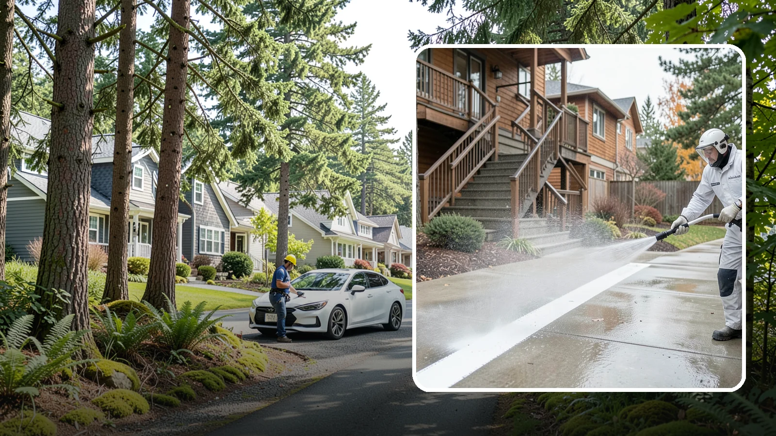 Stairwell Cleaning in Normandy Park, King County, WA - Detailed cleaning of commercial and multi-level stairwells that removes grime, spills, and slick buildup from high-traffic steps...