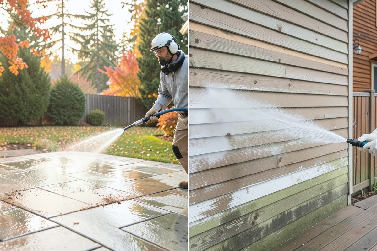 Stairwell Cleaning in Roy, Pierce County, WA - Close the stairwell and post wet-surface signage