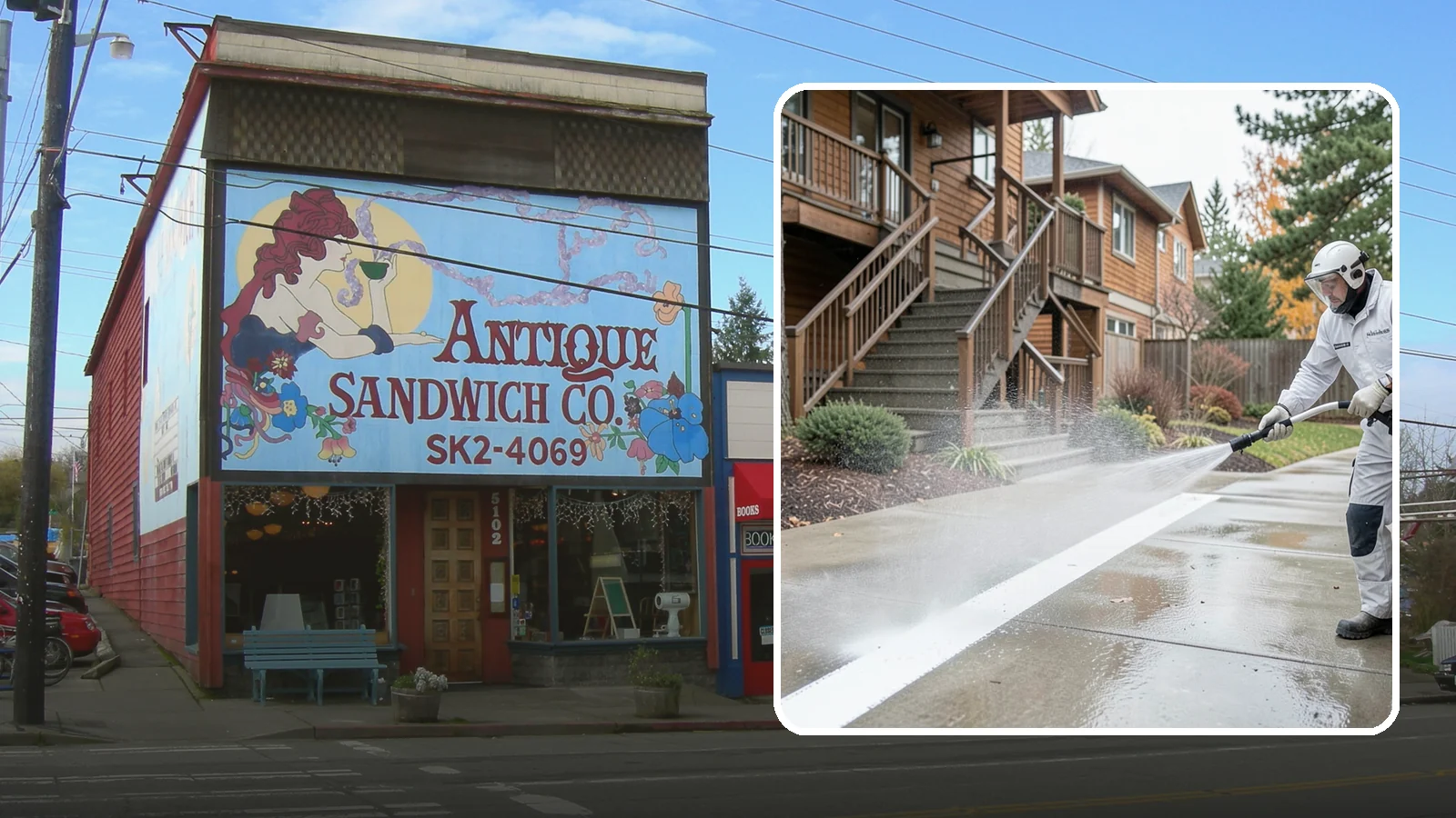 Stairwell Cleaning in Ruston, Pierce County, WA - Detailed cleaning of commercial and multi-level stairwells that removes grime, spills, and slick buildup from high-traffic steps...