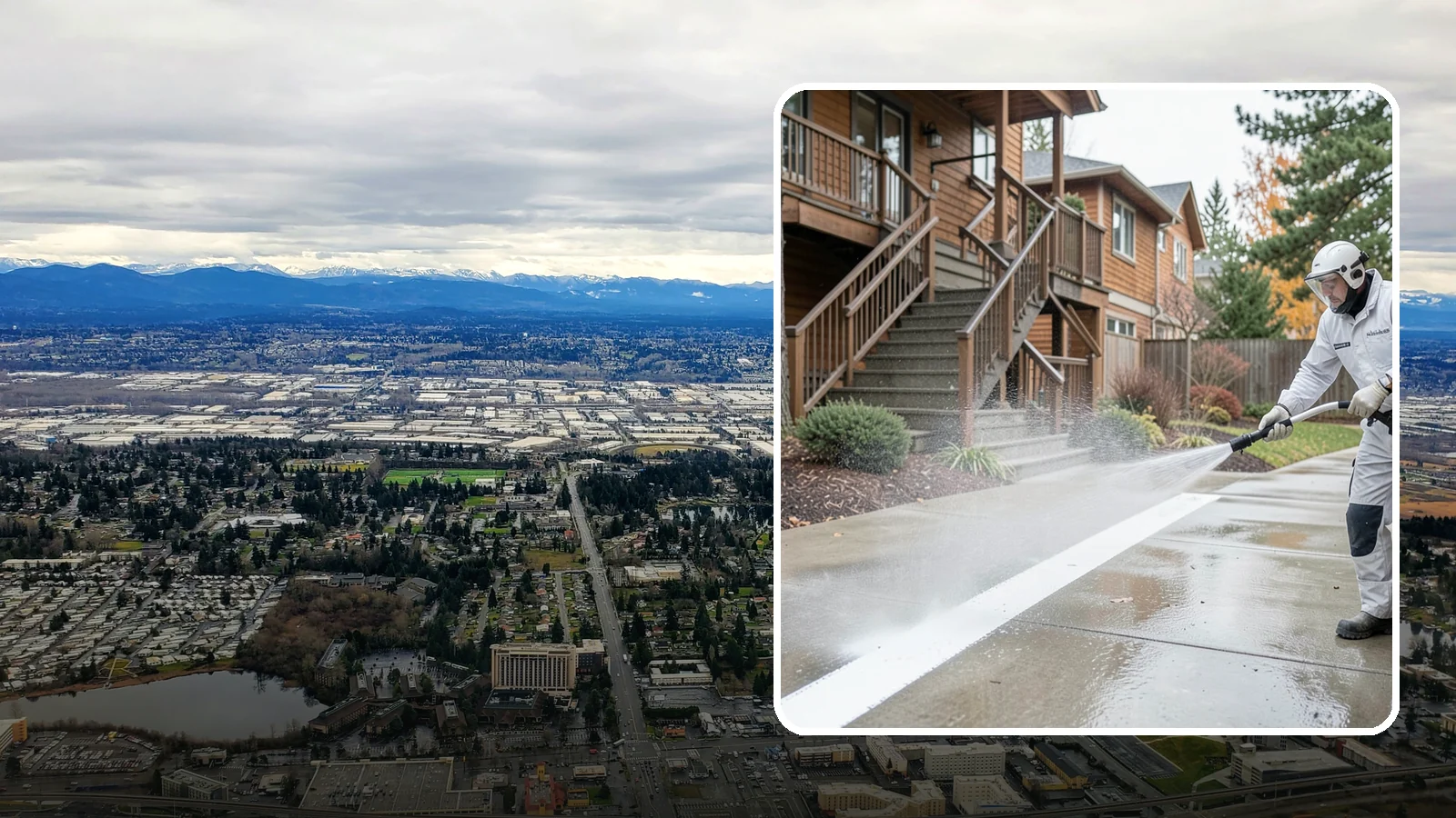 Stairwell Cleaning in SeaTac, King County, WA - Detailed cleaning of commercial and multi-level stairwells that removes grime, spills, and slick buildup from high-traffic steps...