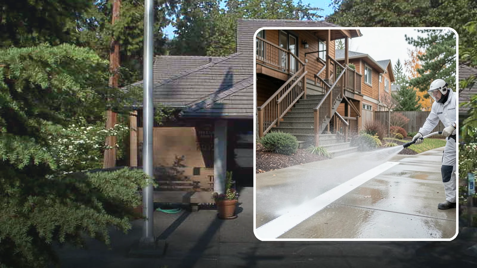Stairwell Cleaning in Yarrow Point, King County, WA - Detailed cleaning of commercial and multi-level stairwells that removes grime, spills, and slick buildup from high-traffic steps...