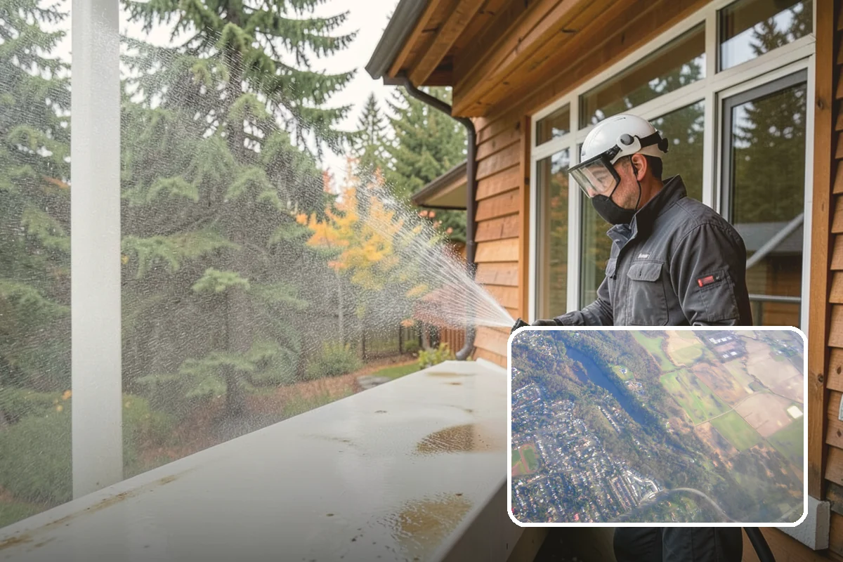 Step Pressure Washing in Algona, King County, WA - Strips compacted grime from step surfaces